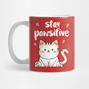 stay pawsitive Mug